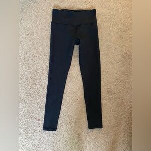 Athleta size M elation rib tight legging black 25” inseam athletic athleisure